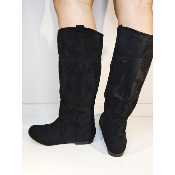 Black Knee-High Boots size 6 - Picture 4 of 4
